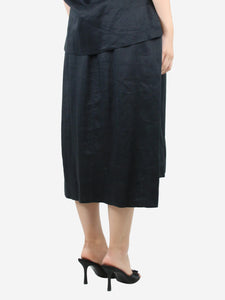 Joseph Black ramie voile Selana midi skirt - size UK 8