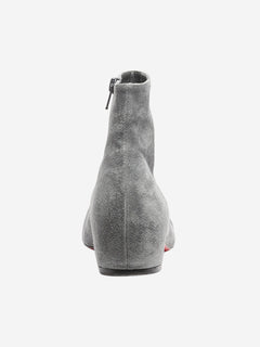 Grey suede ankle boots - size EU 38 Boots Christian Louboutin 
