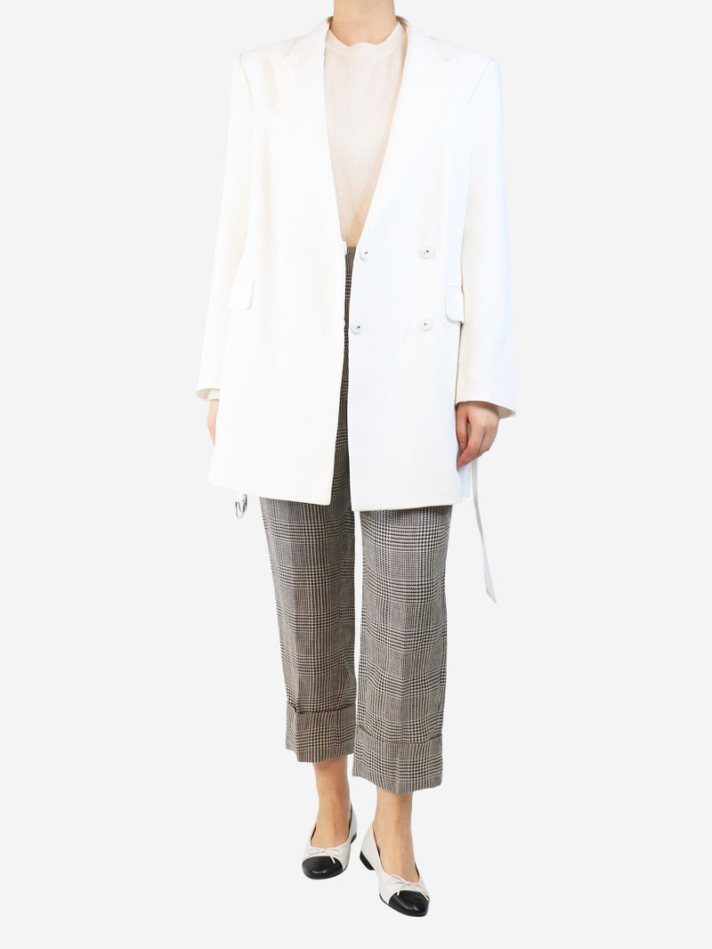 White oversized blazer - size UK 10 Coats & Jackets Iro 