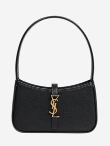 Black leather Le 5 à 7 Mini hobo bag Shoulder bags Saint Laurent 