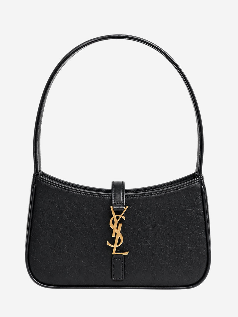 Black leather Le 5 à 7 Mini hobo bag Shoulder bags Saint Laurent 