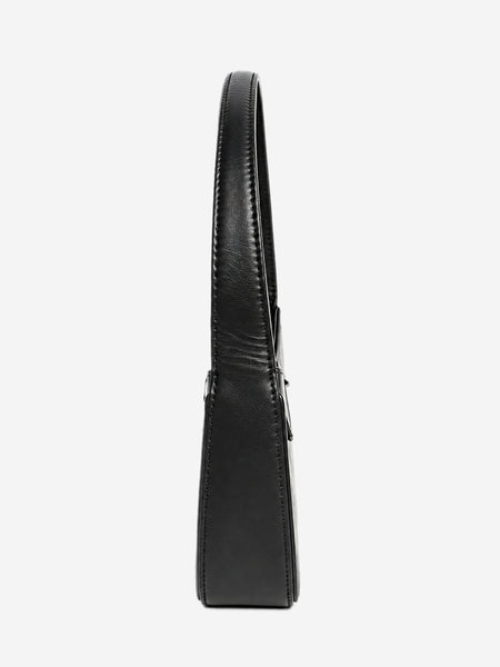 Black leather Le 5 à 7 Mini hobo bag alternate image