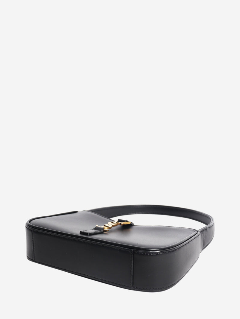 Black leather Le 5 à 7 Mini hobo bag Shoulder bags Saint Laurent 