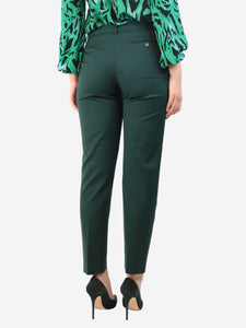 Paul Smith Dark green wool trousers - size UK 12