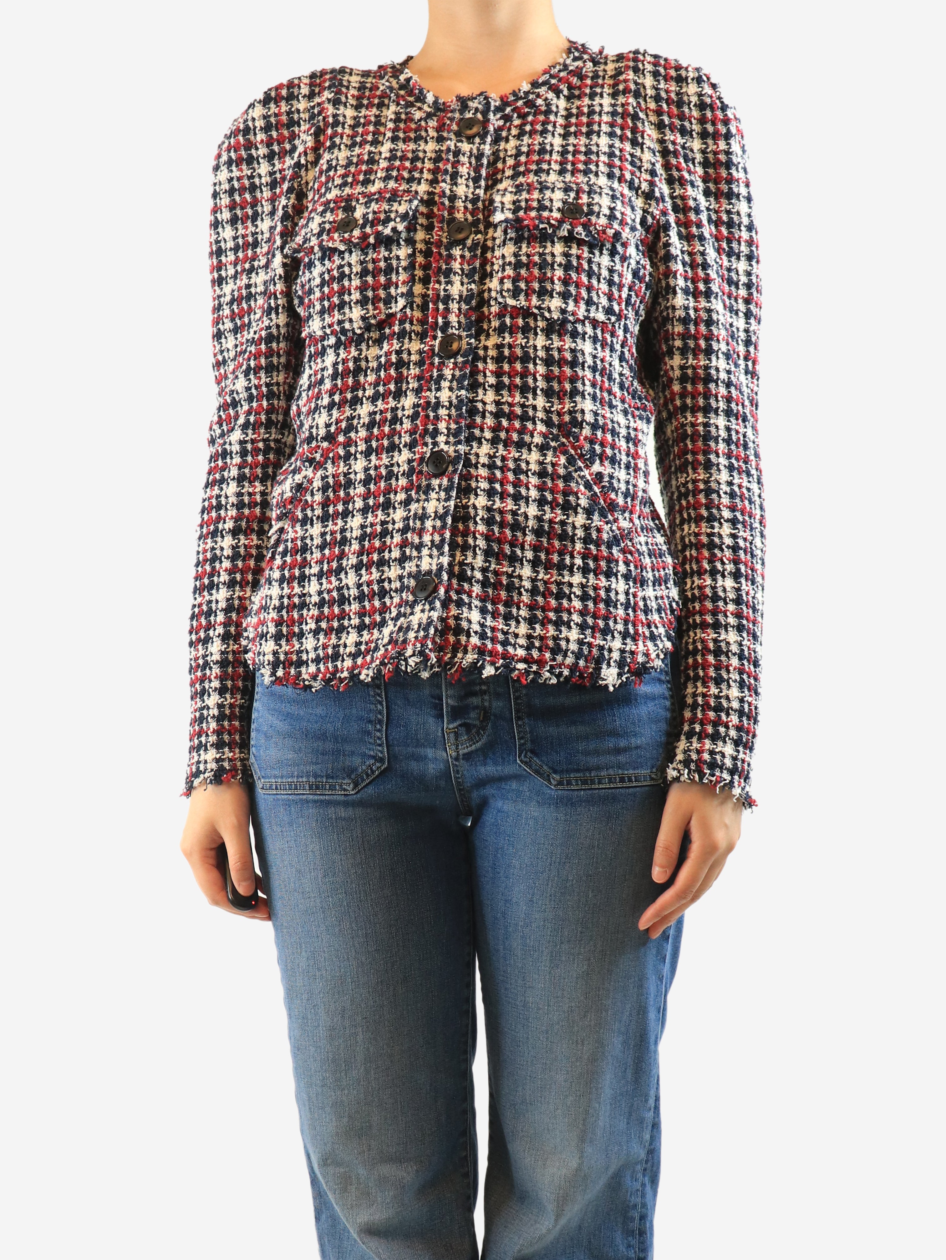 Nelly tweed jacket - size UK 10
