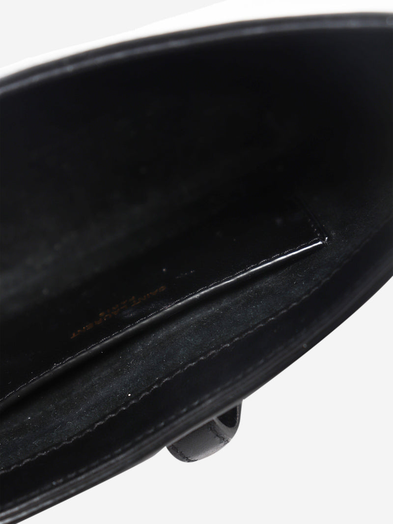 Black leather Le 5 à 7 Mini hobo bag Shoulder bags Saint Laurent 
