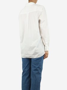 Frank & Eileen White cotton shirt - size M