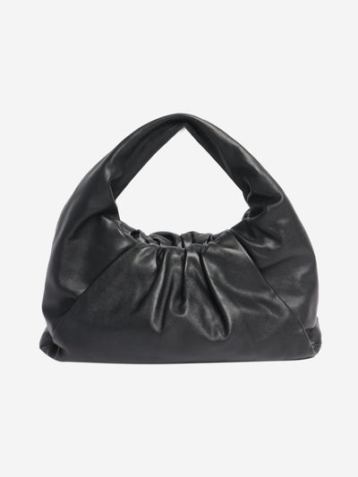 Bottega Veneta Black Medium Shoulder Pouch Leather Bag in Black - size Bottega Veneta 