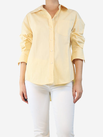 Butter yellow cotton shirt - size XS Tops Anine Bing 