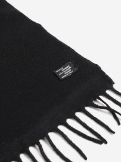 Black cashmere fringed scarf Scarves Gucci 