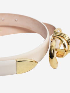 Cream Hollyhock belt Belts Dehance 