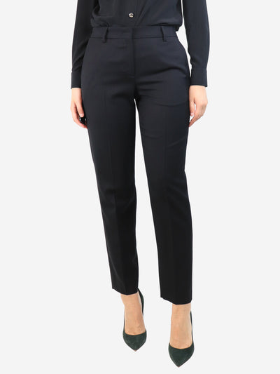 Black wool trousers - size UK 10 Trousers Paul Smith 