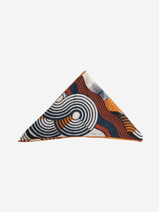 Hermes Multicolour Pointe triangle scarf