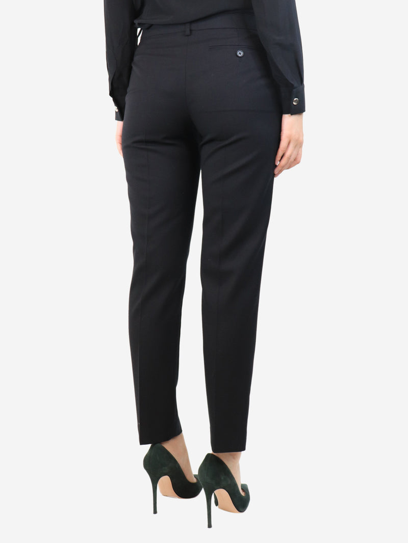 Black wool trousers - size UK 10 Trousers Paul Smith 