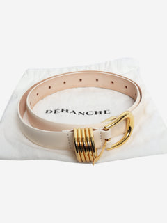 Cream Hollyhock belt Belts Dehance 