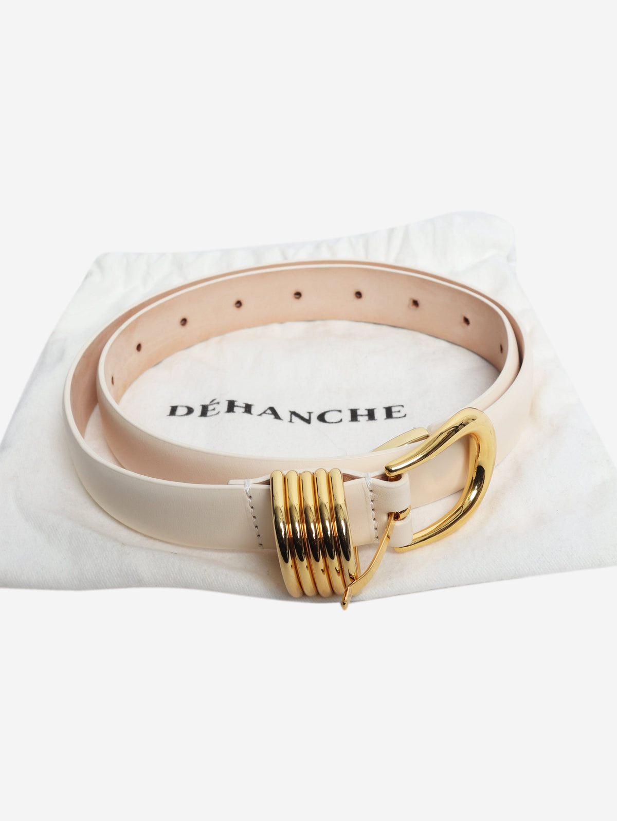 Cream Hollyhock belt Belts Dehance 
