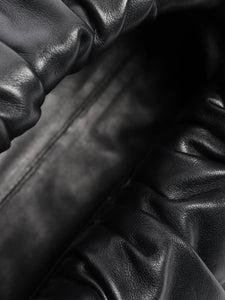 Bottega Veneta Black medium shoulder pouch leather bag