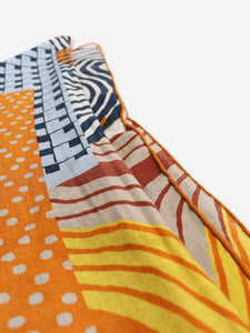 Hermes Multicolour Pointe triangle scarf