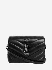 Black quilted leather Toy Loulou crossbody bag Cross-body Bags Saint Laurent 