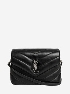 Black quilted leather Toy Loulou crossbody bag Cross-body Bags Saint Laurent 