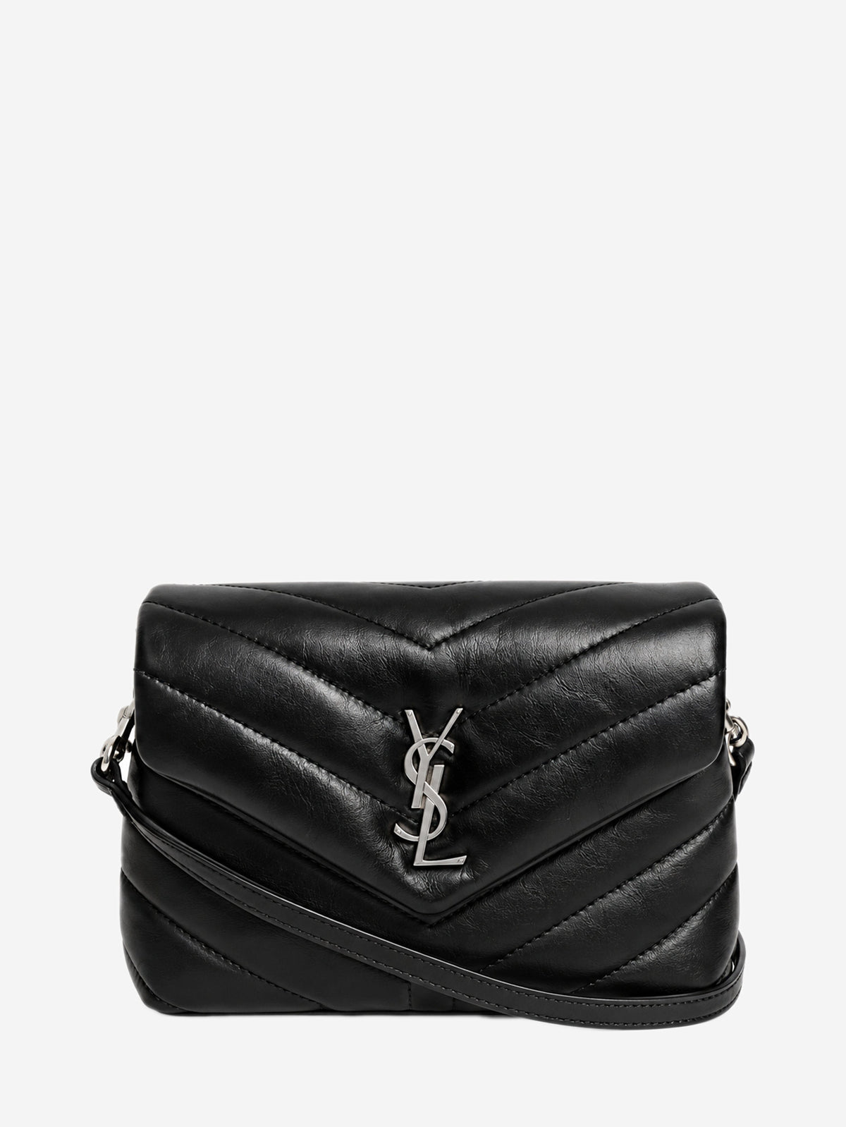 Black quilted leather Toy Loulou crossbody bag Cross-body Bags Saint Laurent 