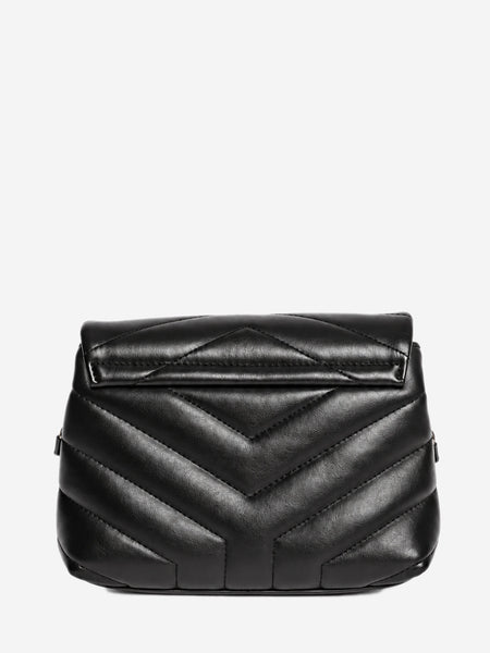Black quilted leather Toy Loulou crossbody bag alternate image