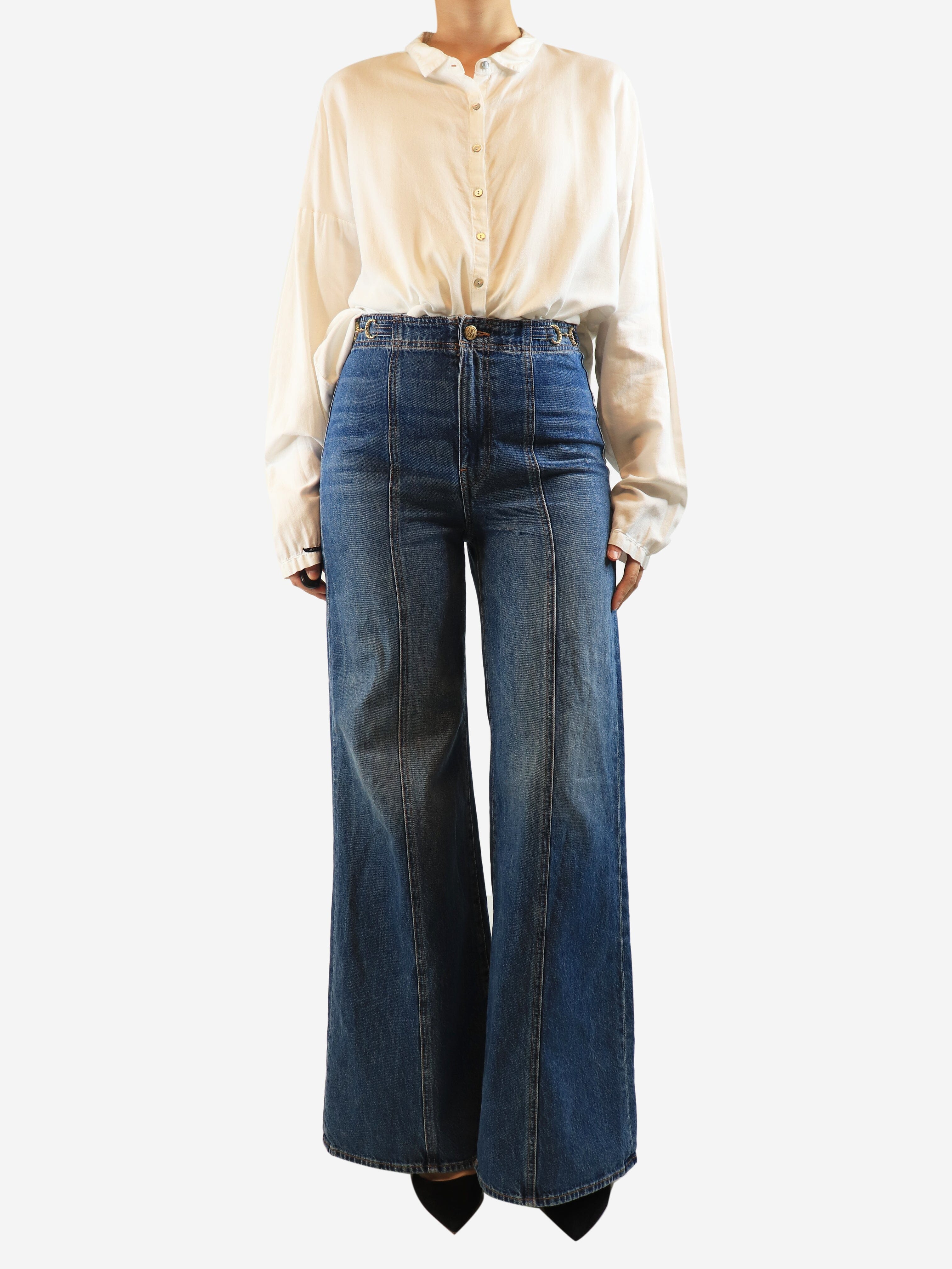 Blue Florence jeans - size UK 12 Denim Nili Lotan 