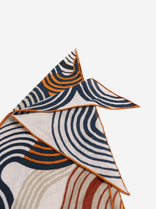 Hermes Multicolour Pointe triangle scarf