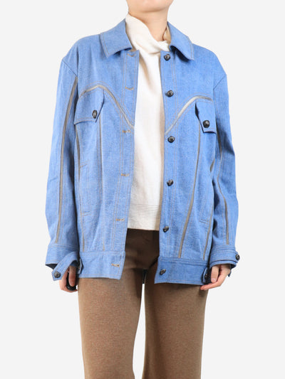 Blue oversized denim jacket - size S Coats & Jackets DATT 