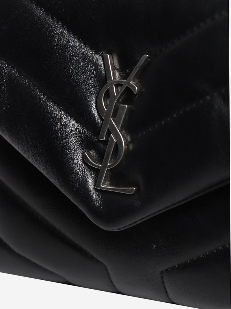 Black quilted leather Toy Loulou crossbody bag Cross-body Bags Saint Laurent 
