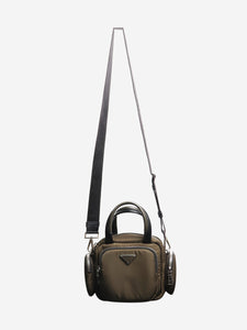 Prada Khaki Tessuto nylon cargo bag