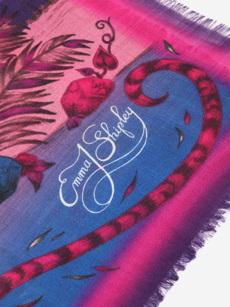 Purple Drakon wool scarf alternate image