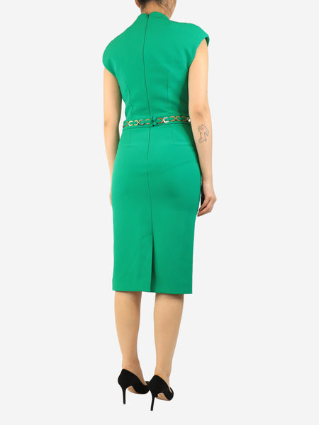 Green Dana midi dress - size UK 12 alternate image