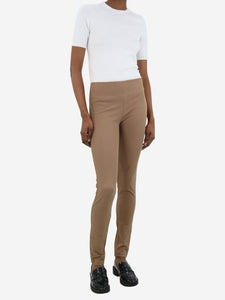 Joseph Light brown stretch leggings - size FR 36