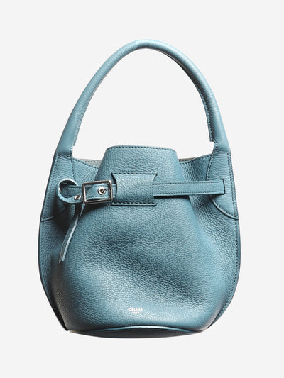 Blue buckled bucket top handle bag - size Top Handle Bags Celine 