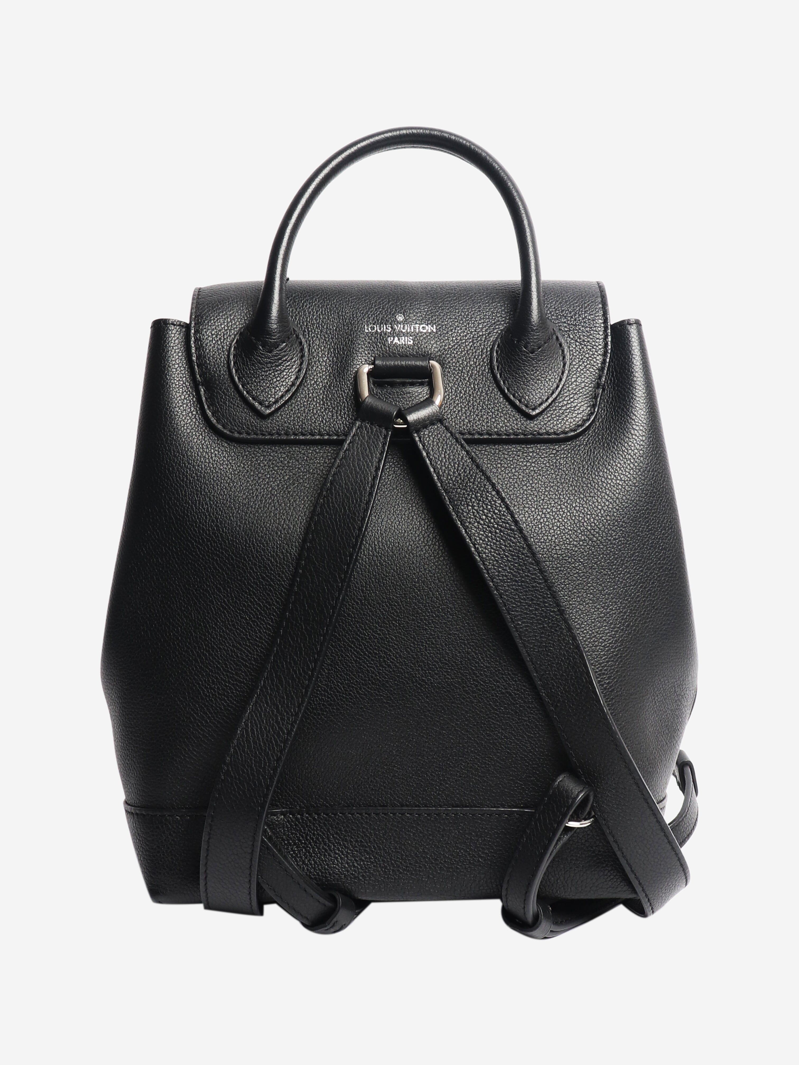 Black 2016 Lockme backpack Backpacks Louis Vuitton 