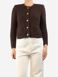 Brown Gaspard cardigan - size S