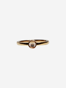 Chopard Chopard yellow gold diamond ring - size