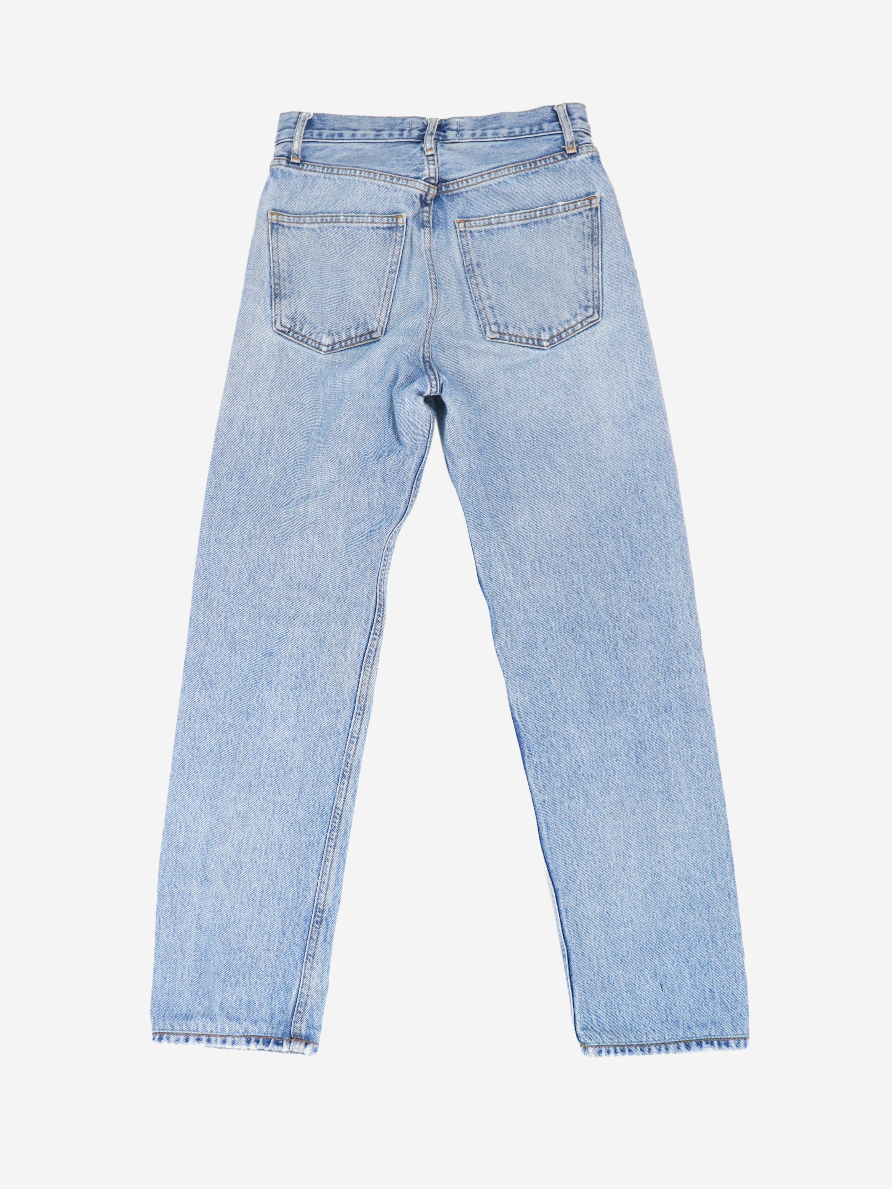 Blue lightwash high waist jeans - size UK 4 Trousers Agolde 