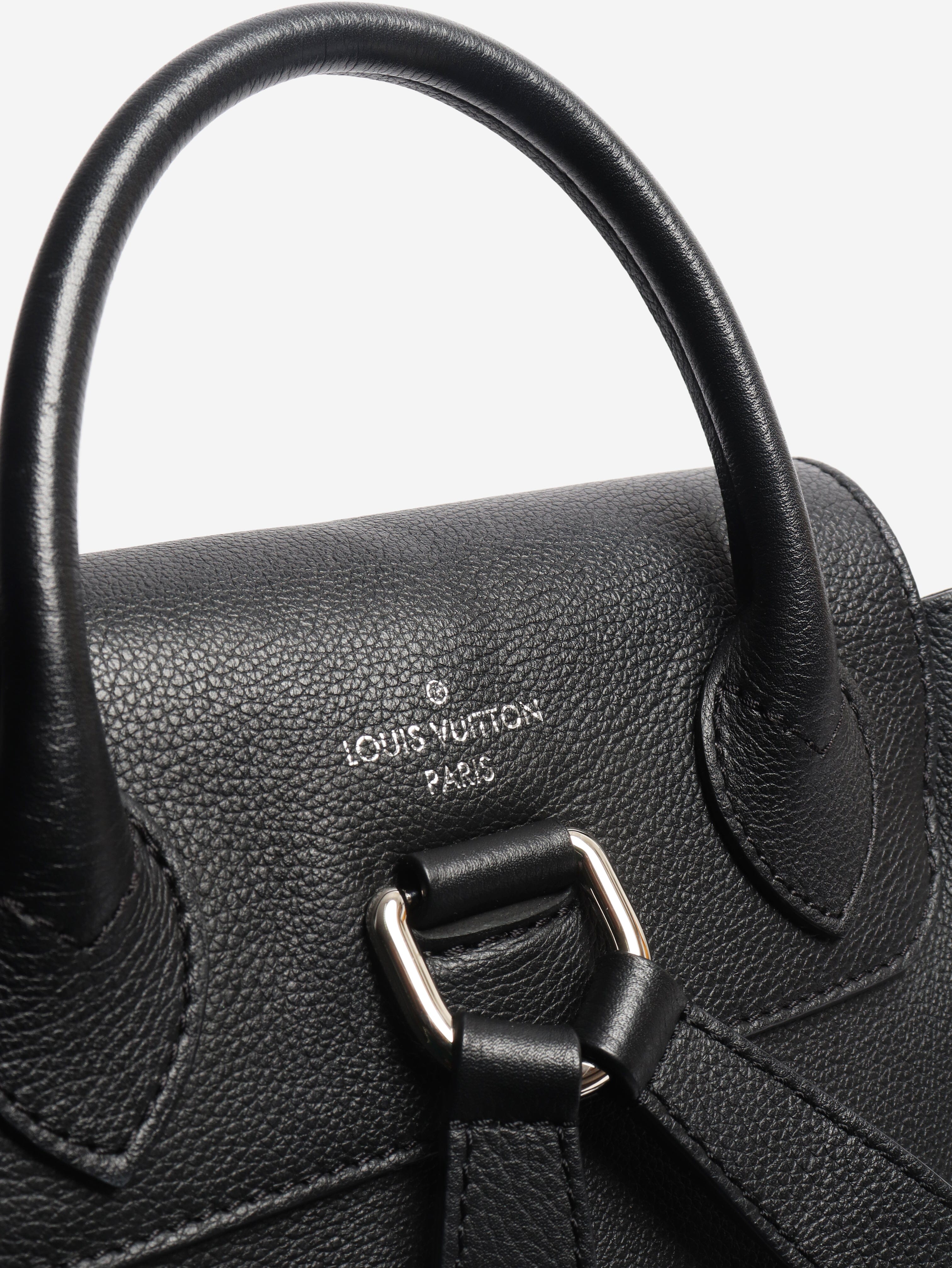 Black 2016 Lockme backpack Backpacks Louis Vuitton 