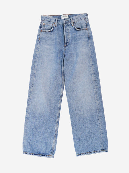 Blue lightwash jeans - size UK 4 product image