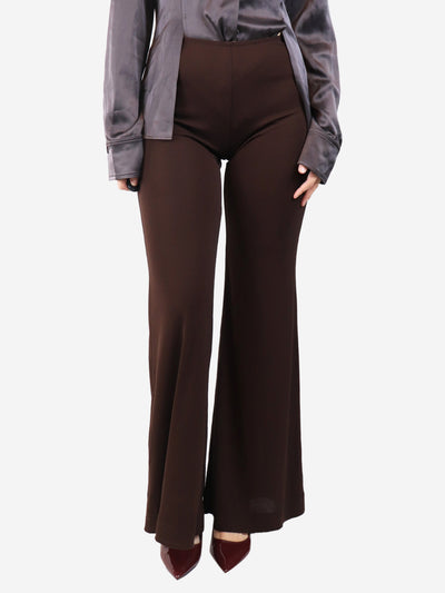 Brown mesh trousers - size UK 10 Trousers Jean Paul Gaultier 