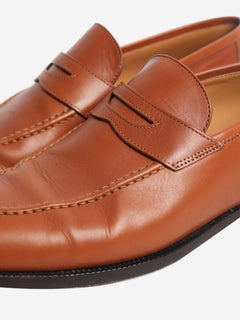 Brown leather Sergio Walk loafers - size EU 37.5 Flat Shoes Loro Piana 
