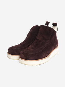 Brown Harry shearling boots - size EU 39 Boots Gabriela Hearst 
