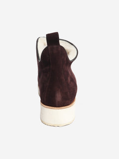 Brown Harry shearling boots - size EU 39 Boots Gabriela Hearst 
