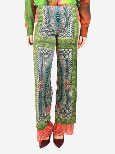Green De Banque trousers - size M Trousers Jean Paul Gaultier 