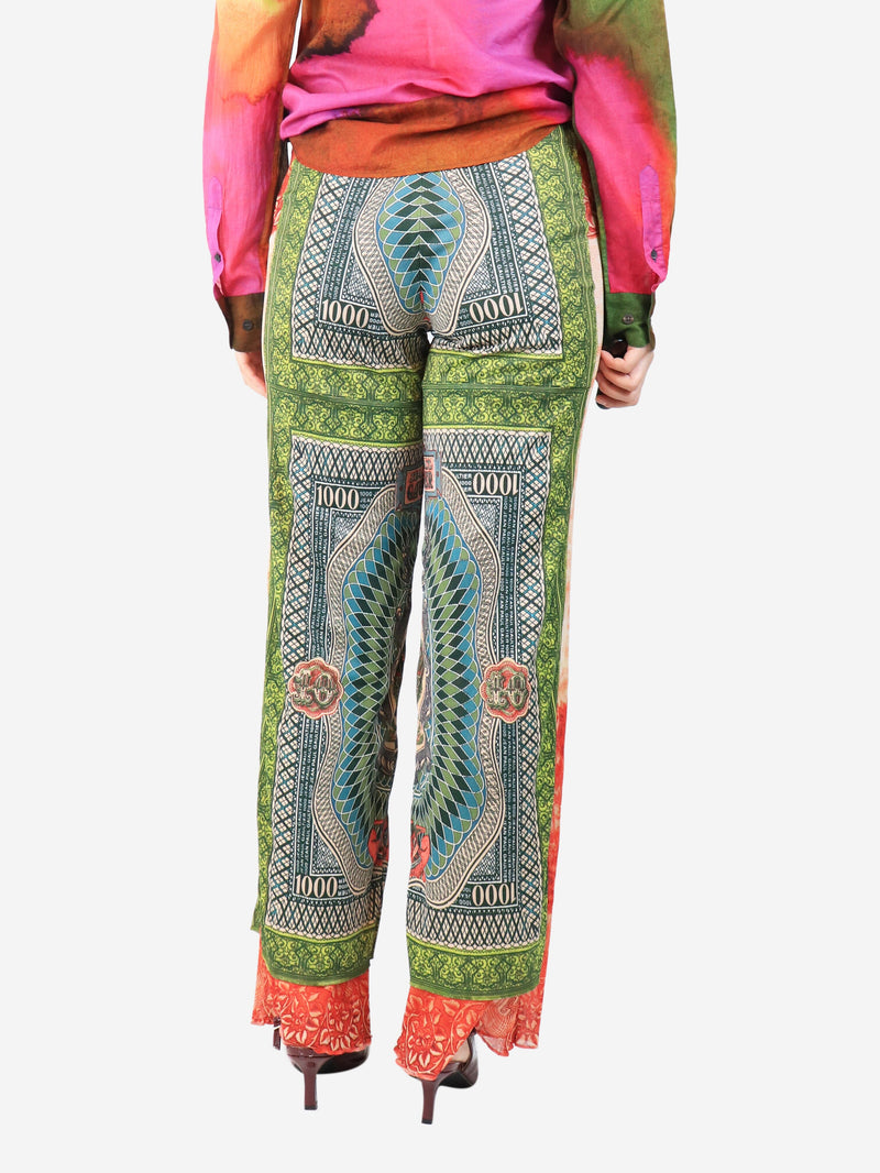 Green De Banque trousers - size M Trousers Jean Paul Gaultier 