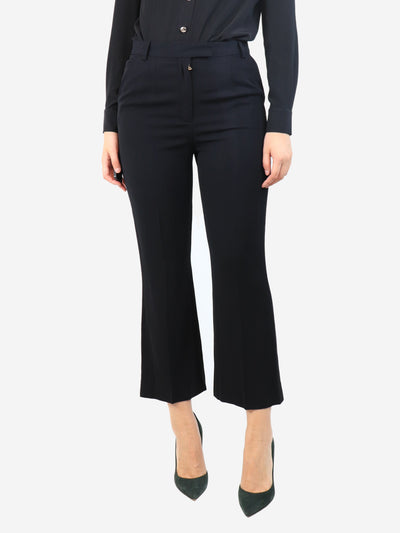 Black straight-leg trousers - size UK 10 Trousers Celine 