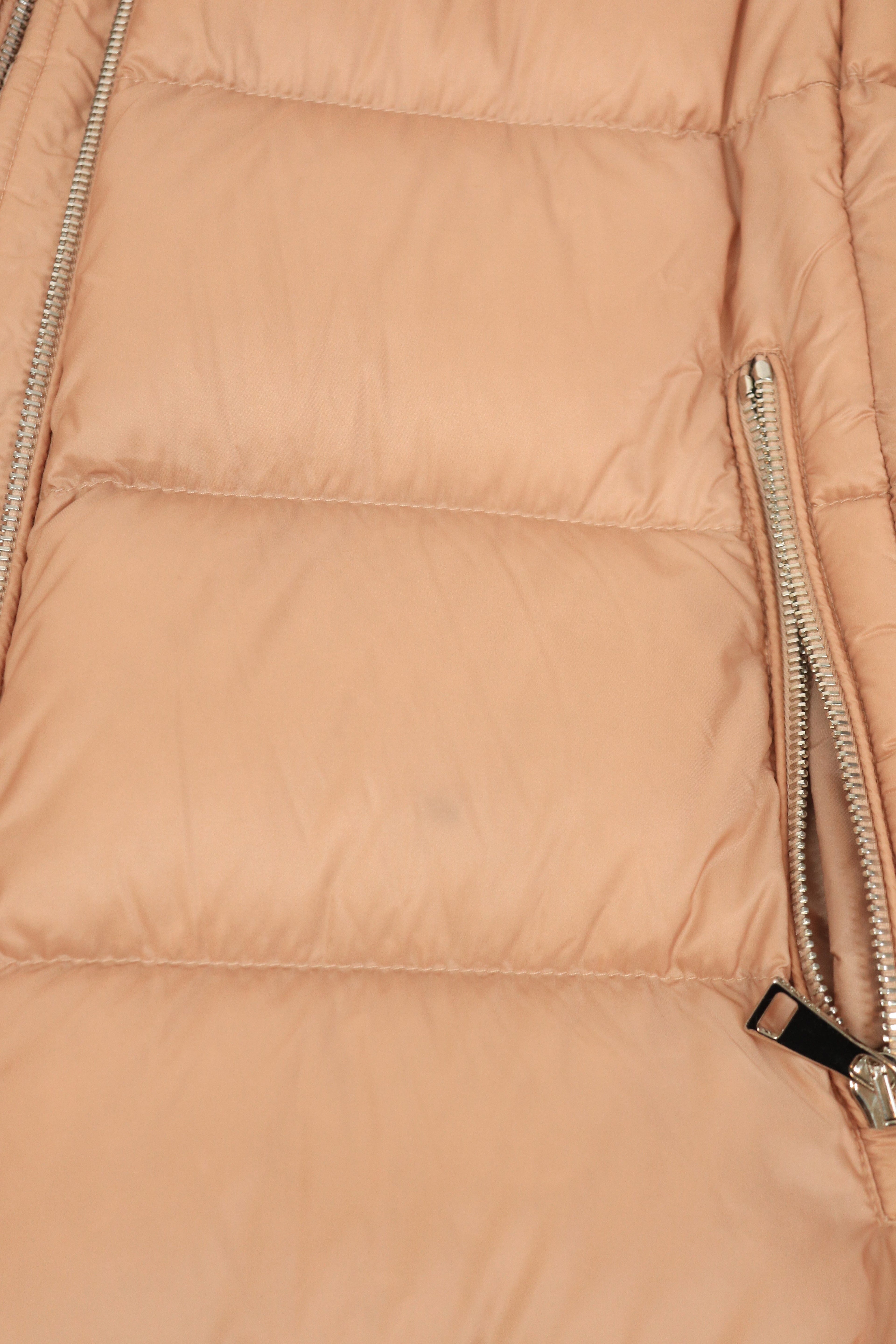 Salmon puffer jacket - size UK 10 Coats & Jackets Moncler 