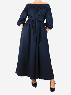 Navy cotton midi dress - size UK 10 Dresses Gabriela Hearst 